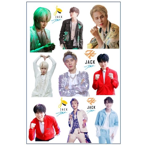 Hình dán sticker JACK J97 siêu đẹp có cán màng không phai màu
