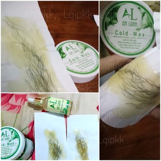 Combo Wax Lông An Lành + Mỡ Trăn 5ML [ Tặng sét giấy và que wax ]