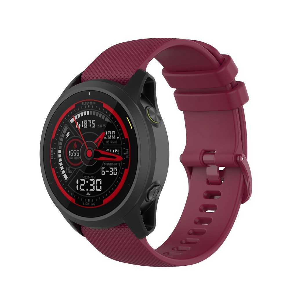 Dây Đeo Silicon 18 20 22mm Cho Garmin Forerunner 255 255S 955 745 245M Venu 2S 2 Plus SQ Vivoactive 3 4 4S