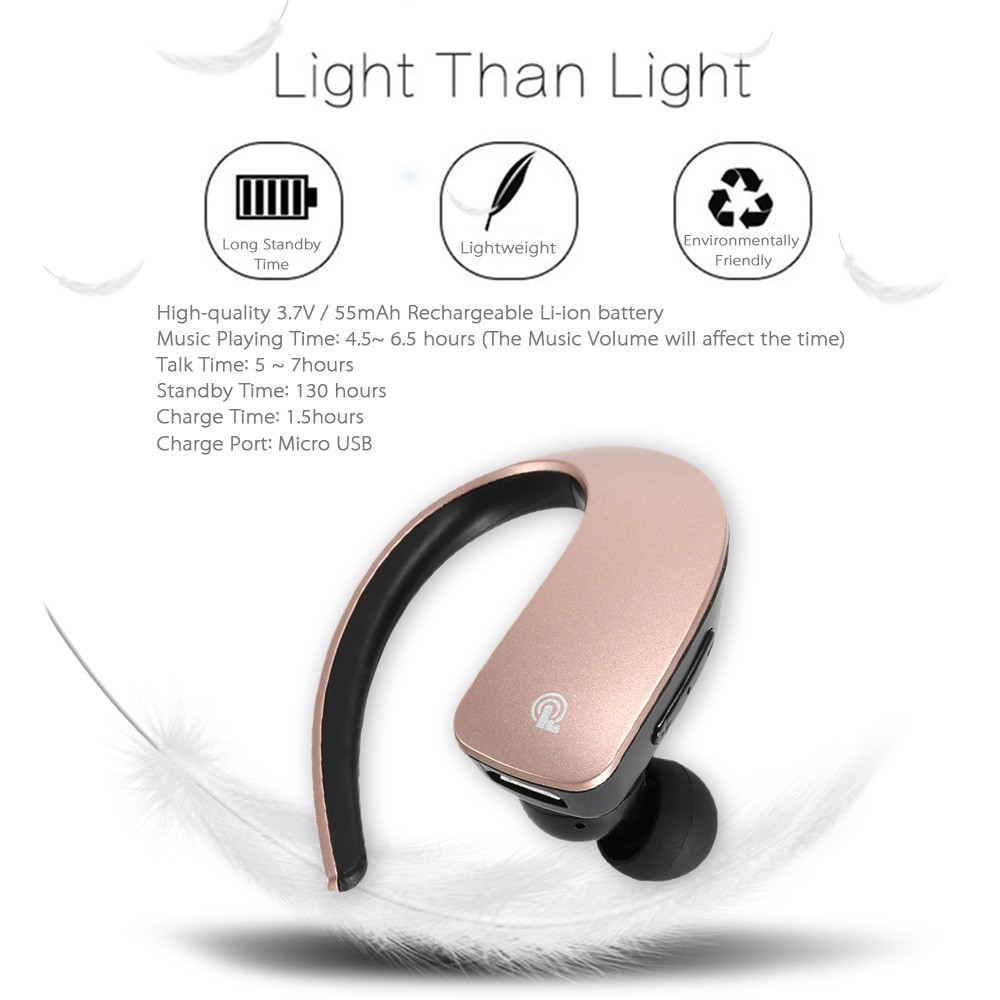 Ĩ Q2 Wireless Stereo Bluetooth Headset In-ear Sport Bluetooth 4.1 Music Headphone Hands-free w/ Mic for iPhone 6S 6 iPad