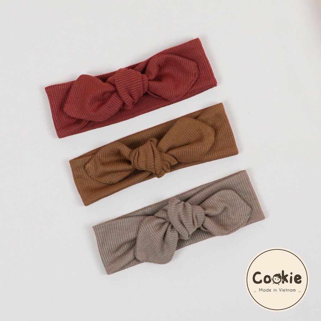 Phụ Kiện COOKIE (Mũ Chóp , Turban , Bao Tay , Bao Chân , Yếm ) Chất Liệu Air-Cool Knitwear Điều Hoà Nhiệt 4 Mùa