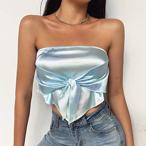 Áo croptop trễ vai thiết kế hở lưng quyến rũ