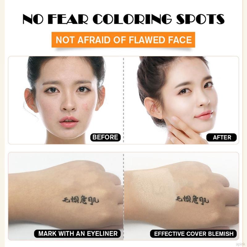 [Hàng mới về] Kem nền dưỡng ẩm che lỗ chân lông dạng air cushion kèm lõi thay thế LAIKOU | BigBuy360 - bigbuy360.vn