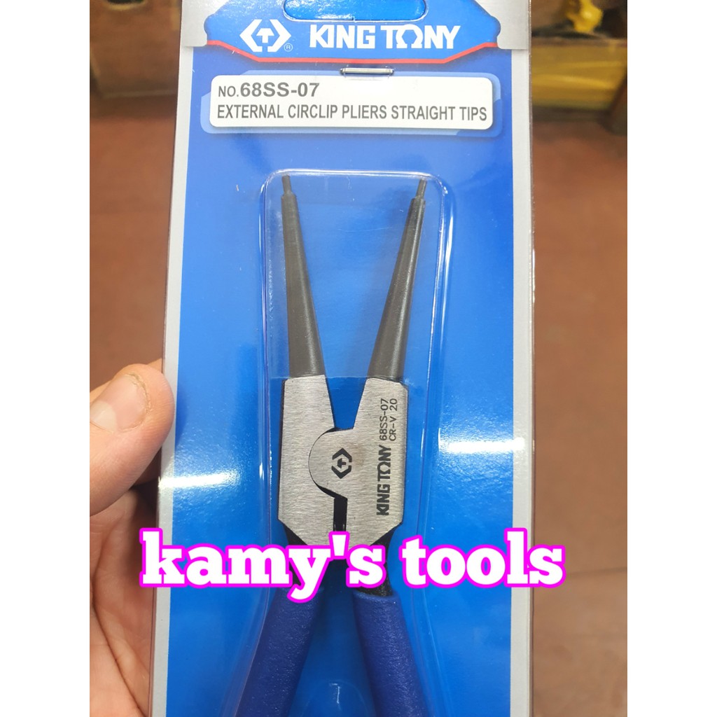 Kìm phe Kingtony 7 inch thẳng ra 68SS-07 và thẳng vô 68HS-07