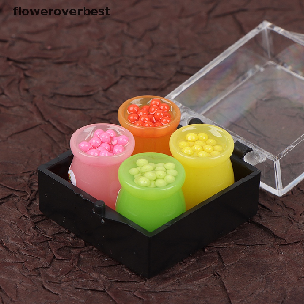 Mô hình hộp bánh tráng miệng trang trí nhà búp bê tỉ lệ 1: 12