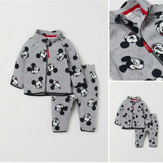 Set bộ nỉ bông xám săn sale khủng H.M UK sz 2-3