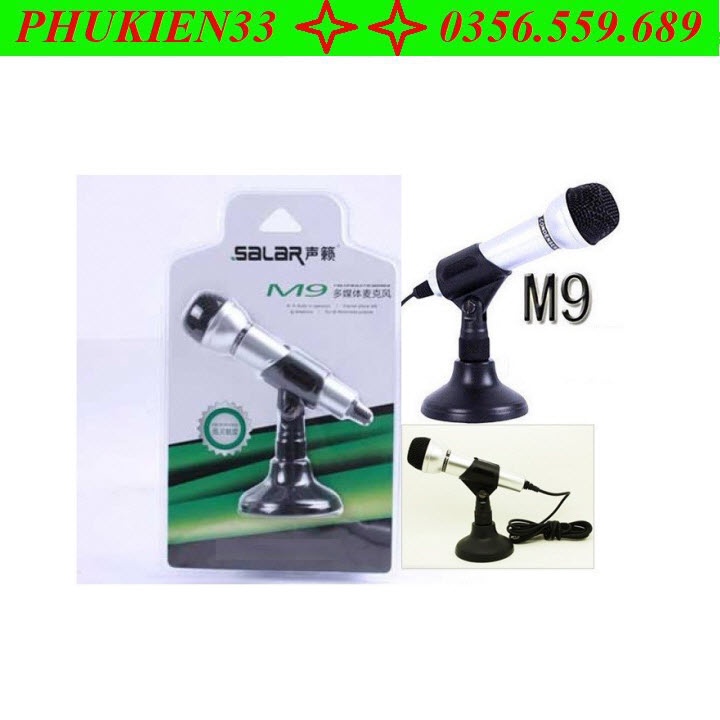 Mic hát Karaok mini Micro phone Sala M9 - Sala_M9