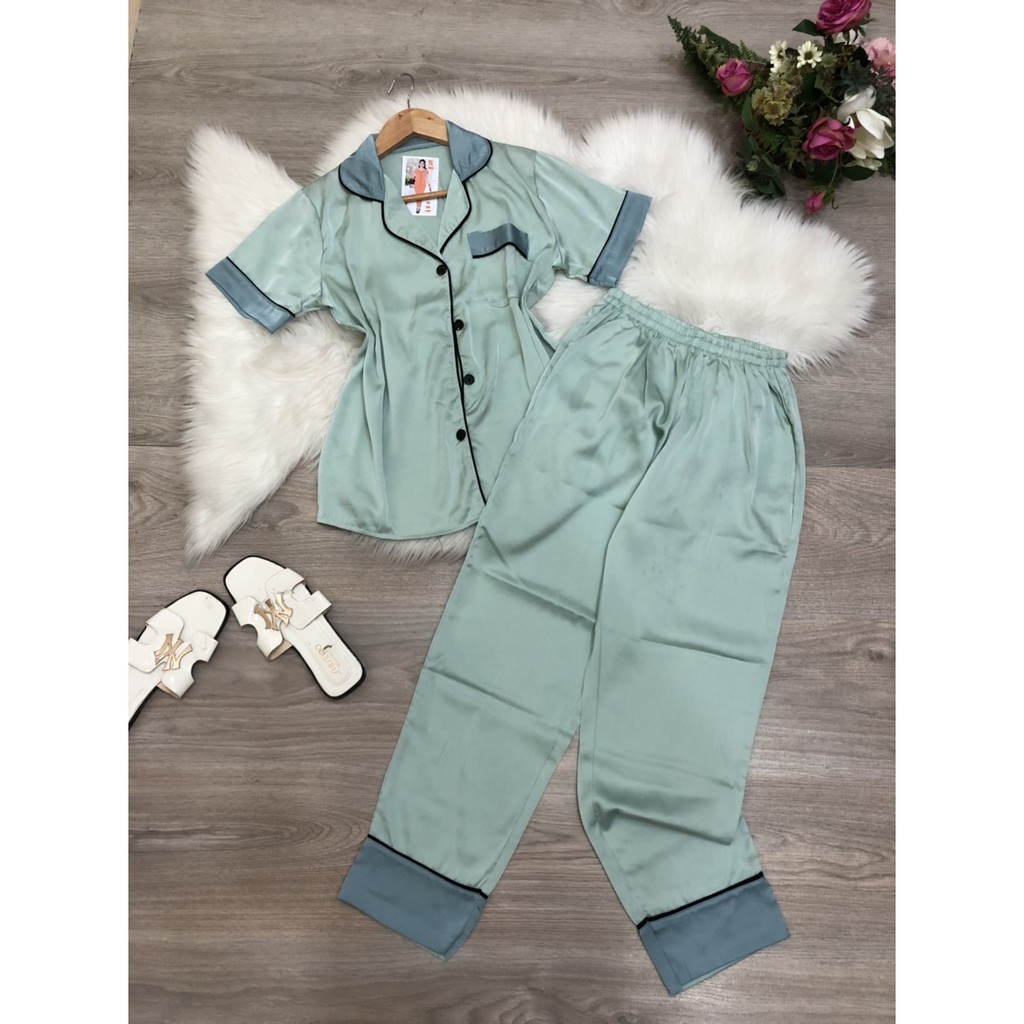 [ Mã WASTRUN4 giảm 10% tối đa 30K đơn 99K] bộ dài satin cao cấp