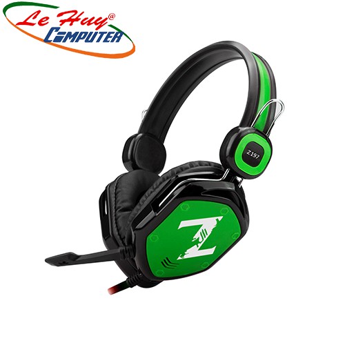 Tai nghe Gaming ZIDLI Z179 Jack 3.5 Green