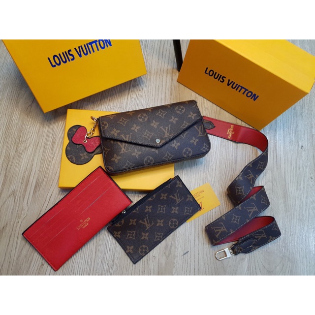 Set đeo chéo mini l.v mickey fullbox