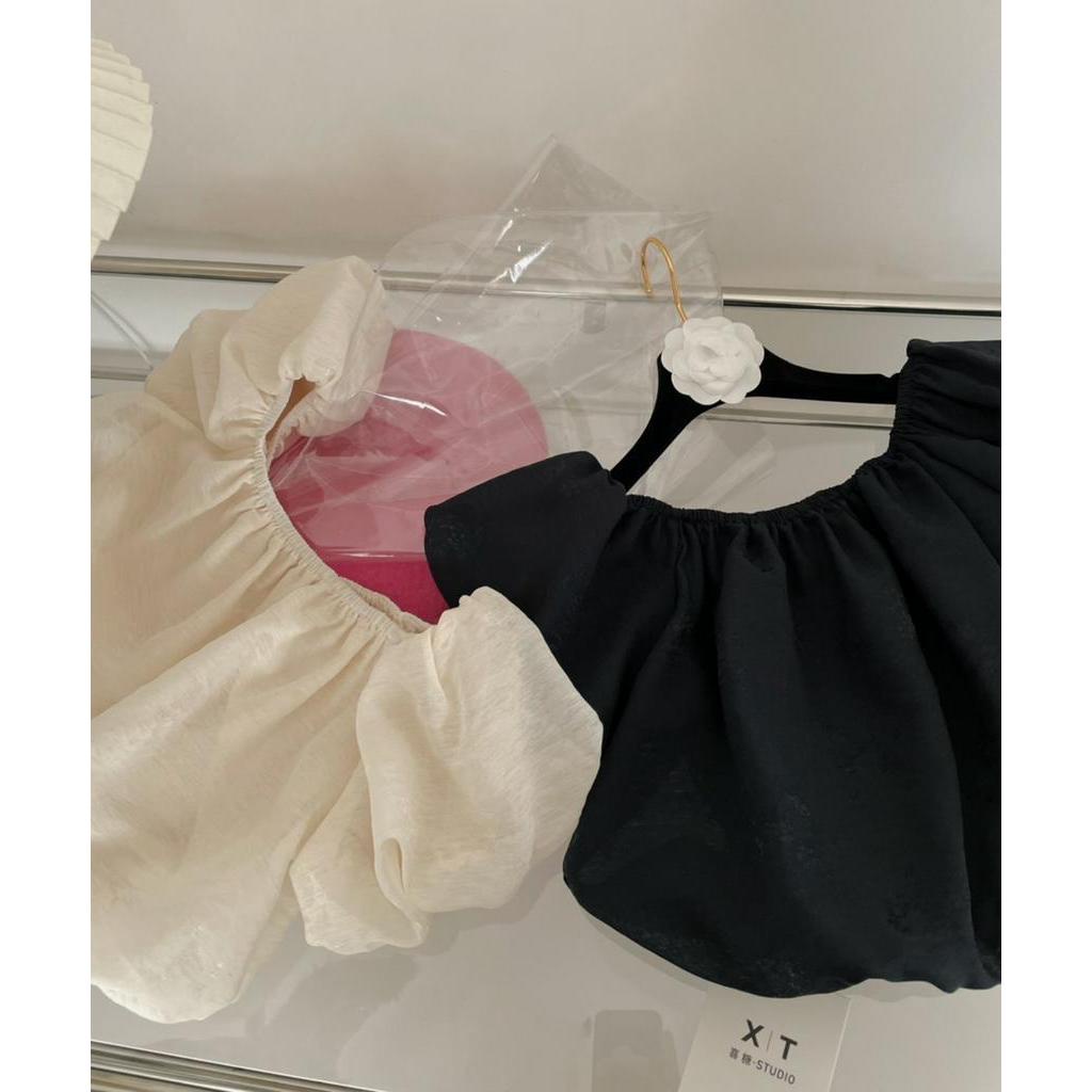 Áo Ống Một Màu Trễ Vai Thời Trang Mùa Hè 52748 Cho Nữ