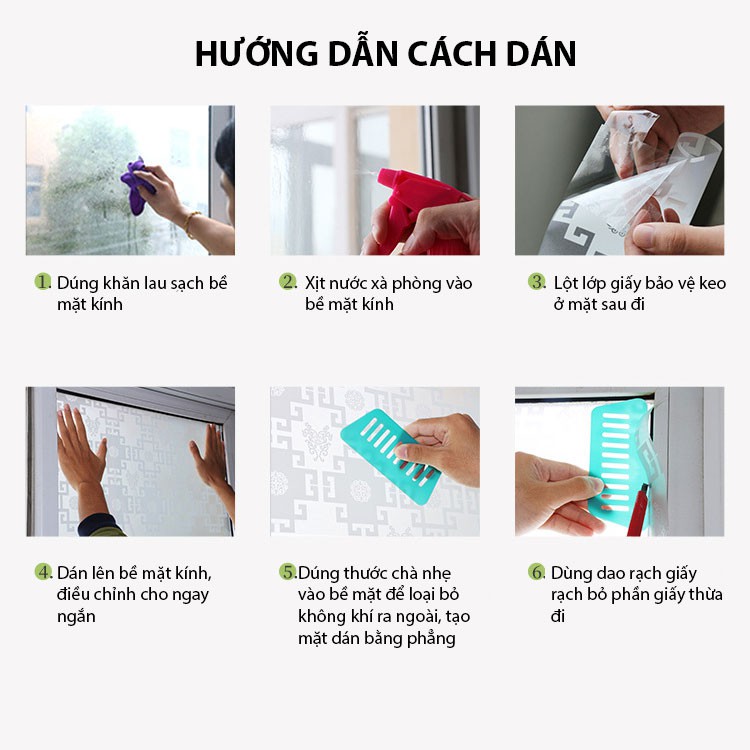 Giấy dán kính Decal dán kính Decal SaiGon Khổ 60cm x 5m 0032