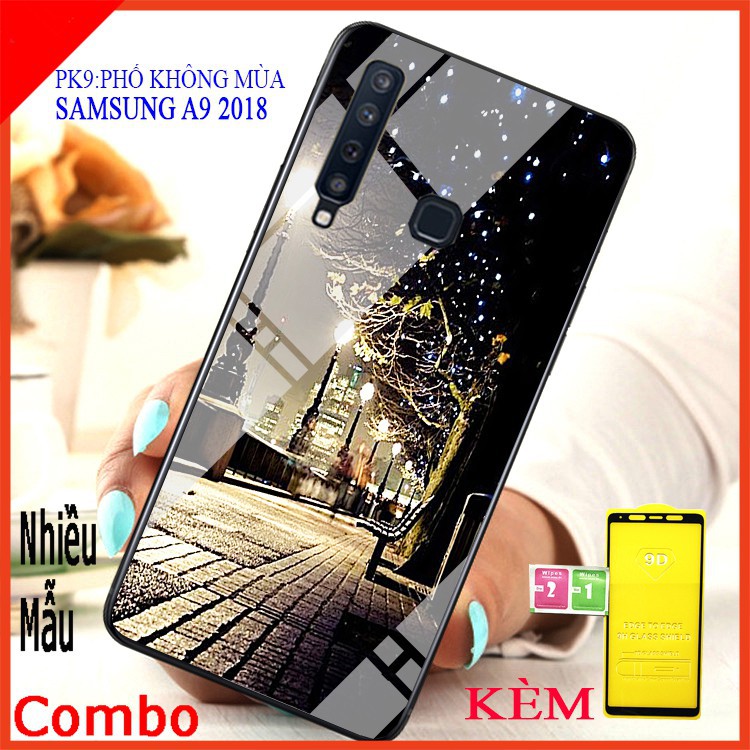 (COMBO ốp lưng )1 ốp lưng điện thoại SAMSUNG A9 2018 và 1 kính cường lực full màn hình SAMSUNG A9, Có kèm video sản phẩm