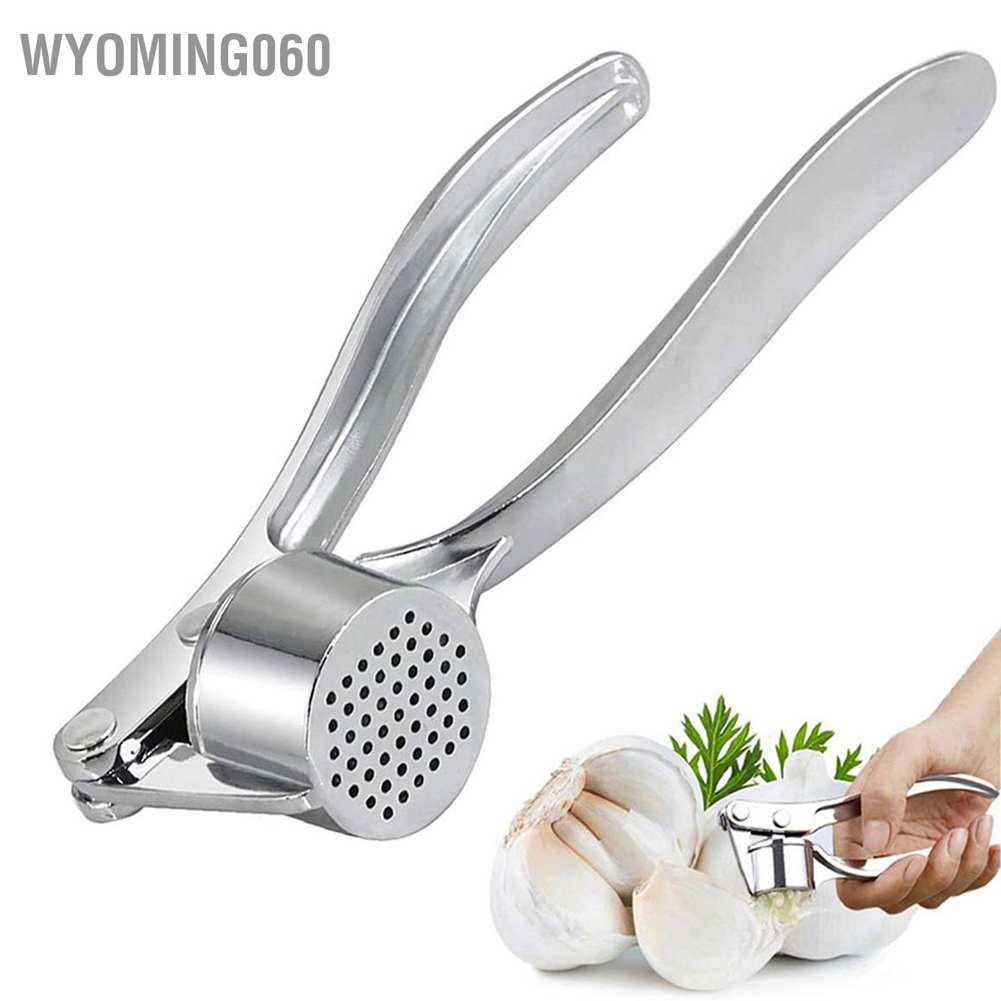 Dụng cụ nghiền ép tỏi cầm tay bằng hợp kim kẽm chống gỉ tiện dụng cho nhà bếp