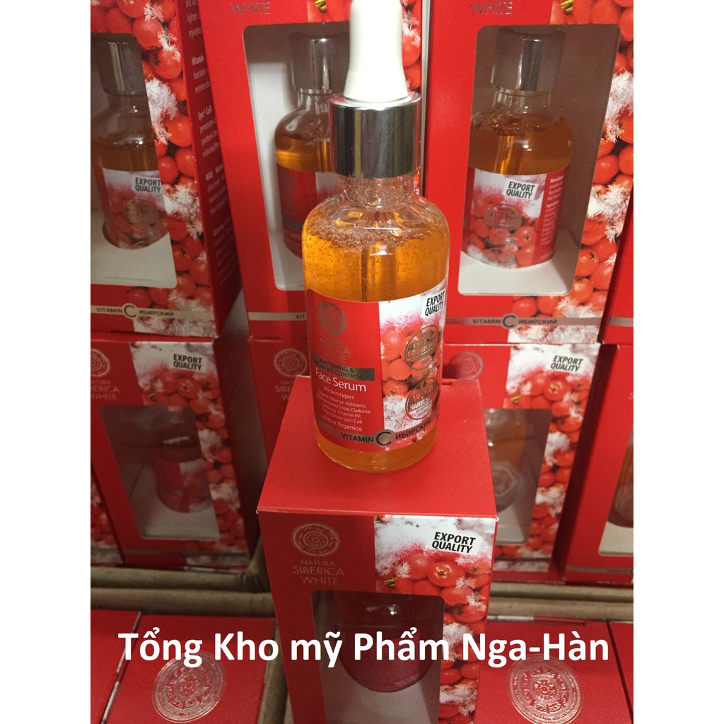 Serum siberica dưỡng trắng sáng da, cải thiện thâm, sạm, nám.