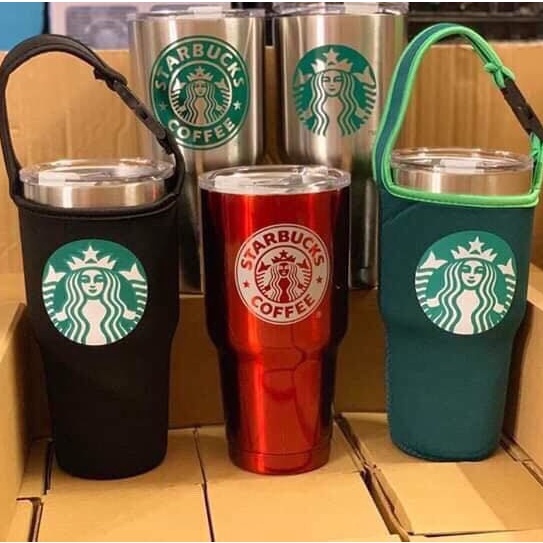 TÚI + ỐNG HÚT ❤️ LY GIỮ NHIỆT THÁI LAN 900ML ĐỦ BỘ TÚI VÀ 2 ỐNG HÚT INOX