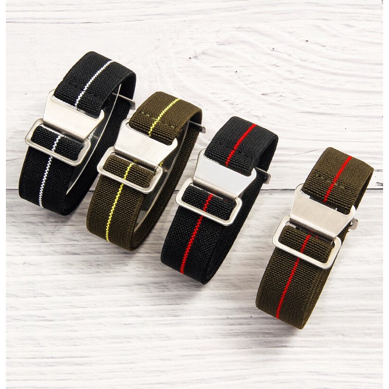 YIFILM Dây Đồng Hồ Nylon Co Giãn 18mm 20mm 22mm Cho Seiko ROLEX