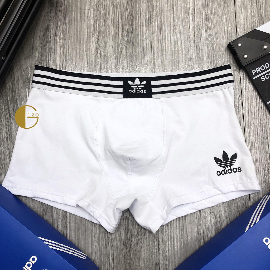 Quần lót nam boxer, quần sịp nam dáng đùi chất cotton siêu thấm hút- DAS01A