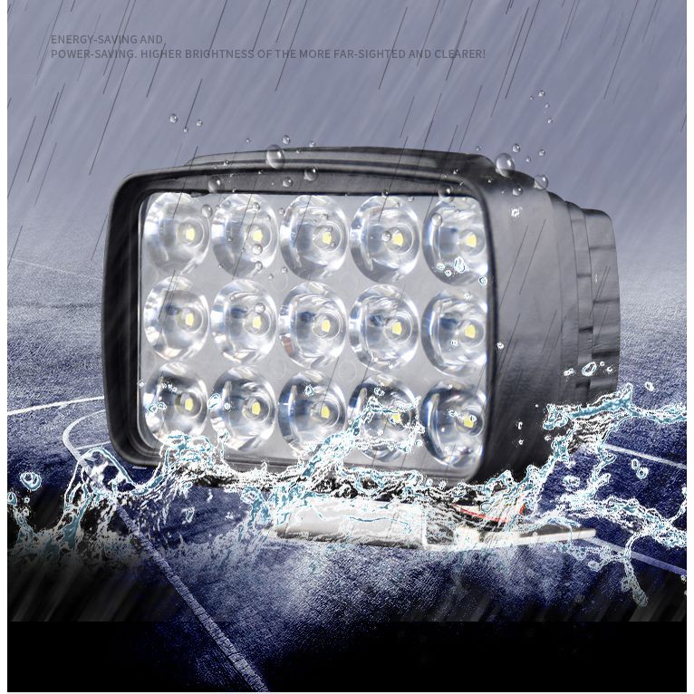 Đèn Pha LED 15 Bóng 1000lm Dành Cho Xe máy xe điện