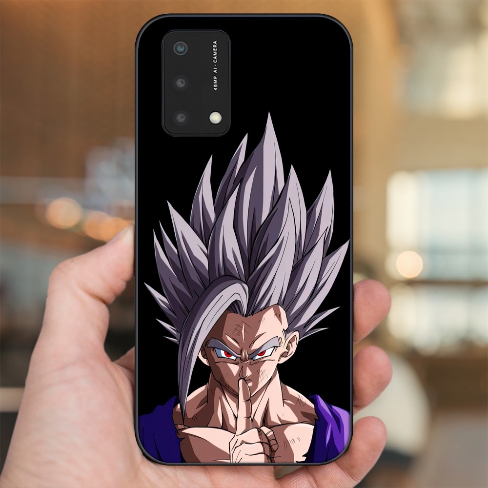 Ốp lưng Oppo A74, A93 5G, A95 viền đen in hình Gohan Dragon Ball