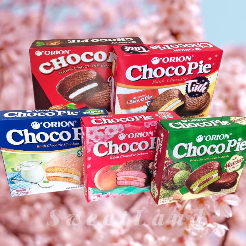 Bánh Orion Chocopie các vị  (12 bánh)