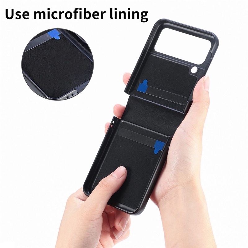 Ốp lưng Galaxy Z Flip 4 ví giả da thời trang