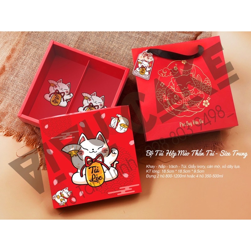 Hộp mèo thần tài