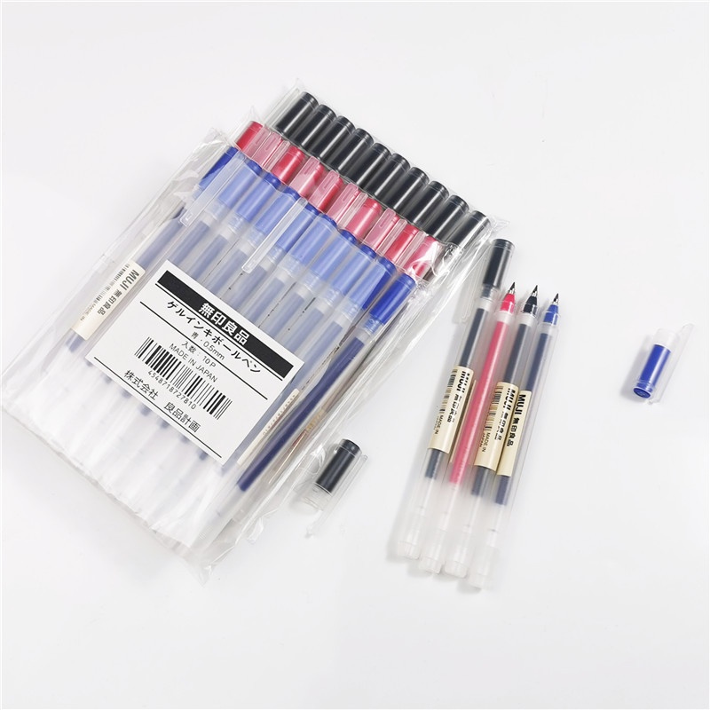Bút bi Bút Mực Gel MUJI 0.38 / 0.5mm Mềm Mịn