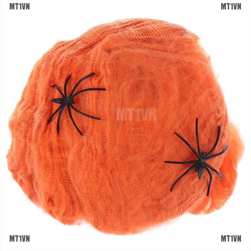 Cuộn tơ nhện phong cách rùng rợn trang trí Halloween