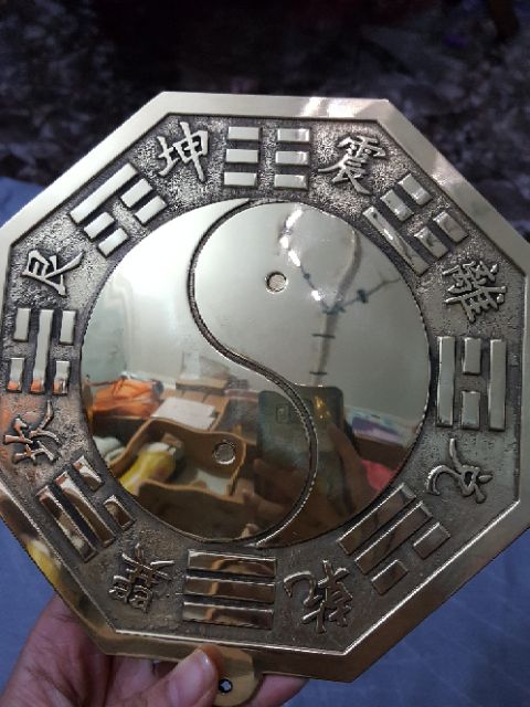 Gương bát quái tiên thiên Cầu Lồi/ Lõm/Phẳng Đồng Nguyên Chất