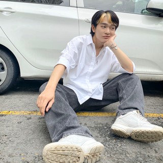 Usthebasic - Áo sơ mi Basic Double Layer Shirt