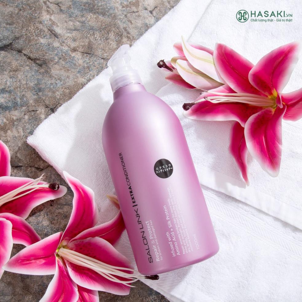 DẦU XẢ SALON LINK EXTRA TREATMENT 1L PHỤC HỒI HƯ TỔN - HÀNG NHẬT NỘI ĐỊACHÍNH HÃNG chăm sóc tóc từ sâu bên trong