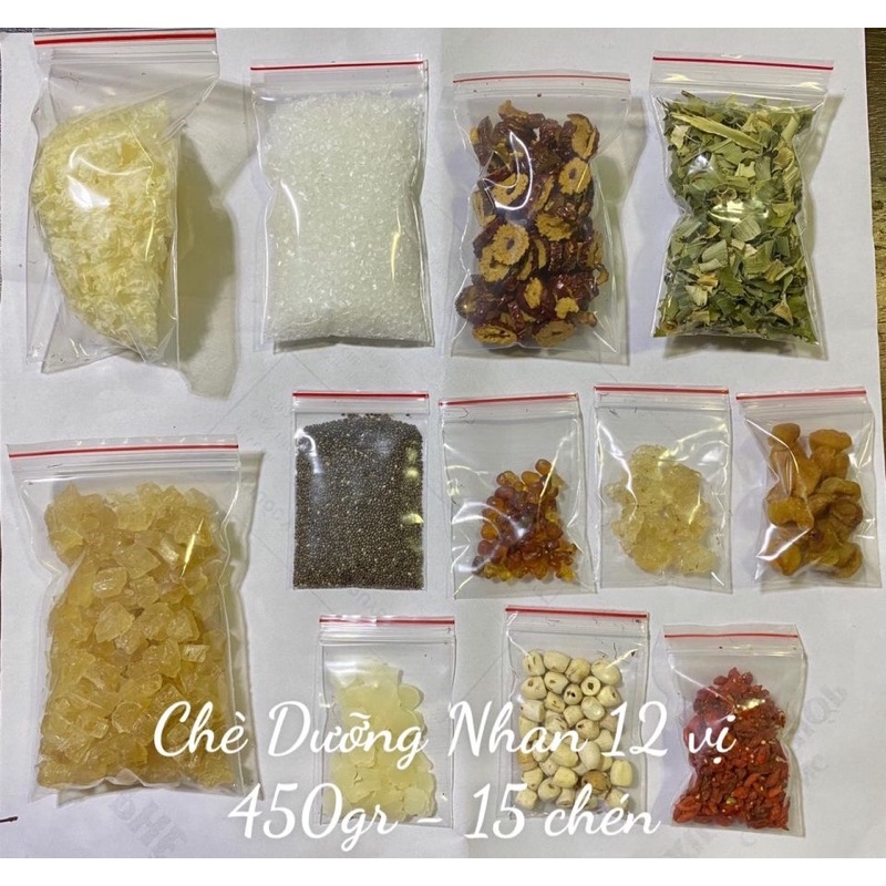 Chè Dưỡng Nhan 12 vị 300gr - set đầy đủ nấu 8 chén