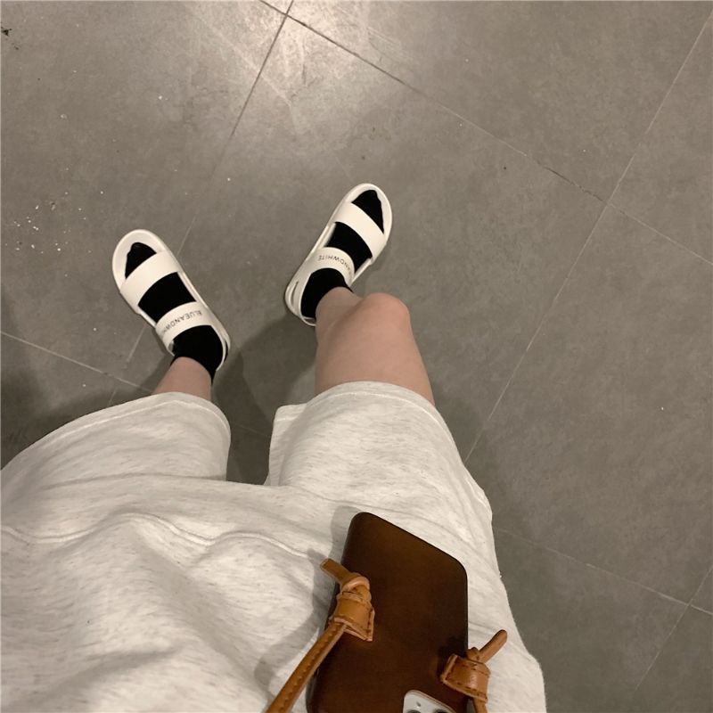 Giày Sandal Cá Tính Năng Động Blue And White