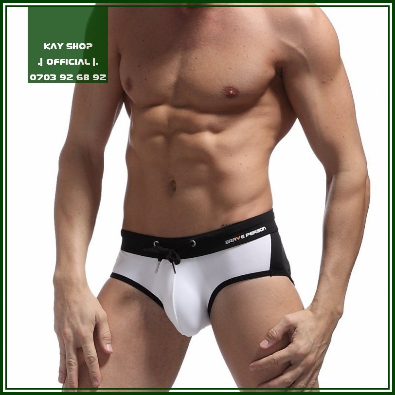 ۞♤✹Quần bơi tam giác cho nam Brave Person phối màu cực chất - Bikini nam sexy quyến rũ cho hot boy đi bơi 8T-003