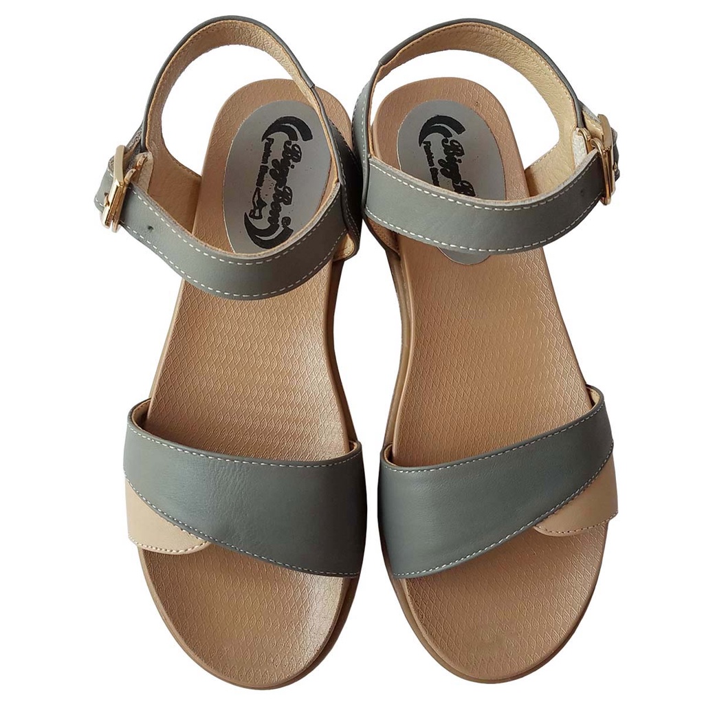 Giày sandal nữ da bò thật BIGGBEN HKD169