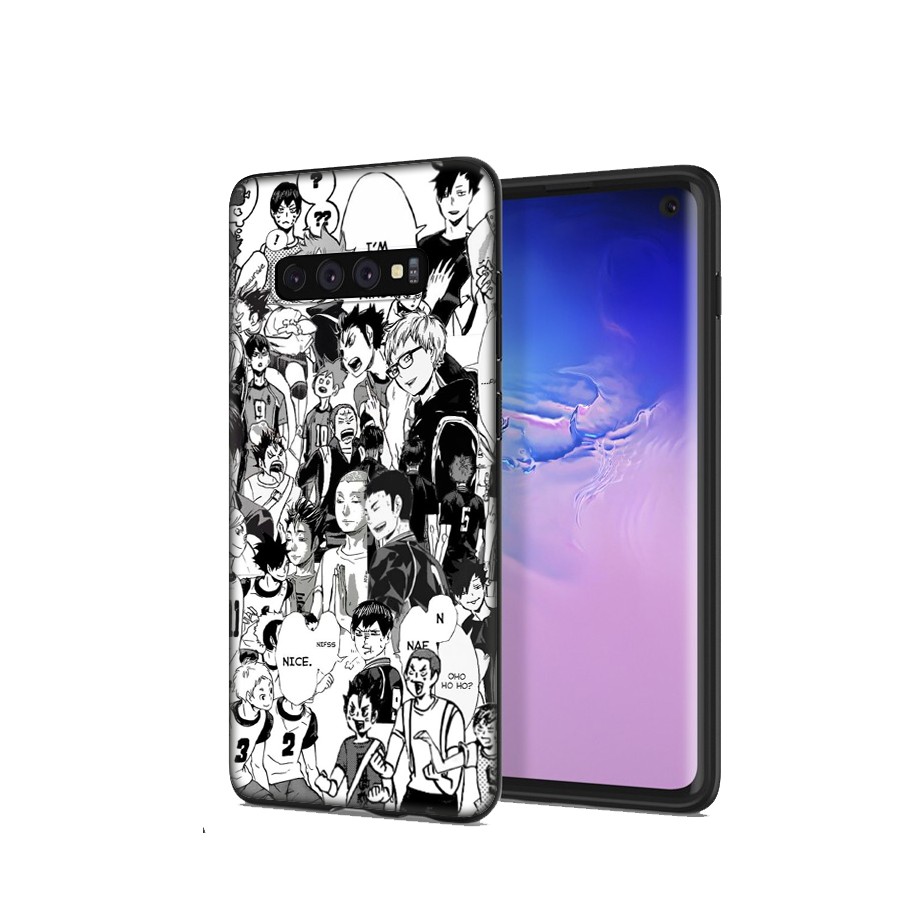 Ốp điện thoại mềm hình 63LU Haikyuu Anime cho Samsung Galaxy A02S A31 A42 Note 20 10 9 8 Ultra Plus Lite Note20 10