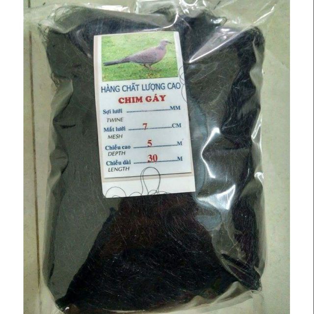 Lưới bẫy chim cu gáy và các loại chim cỡ như chim gáy giá rẻ