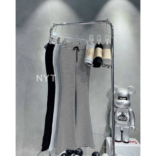 Quần Thun ống loe chất costong zip thái
