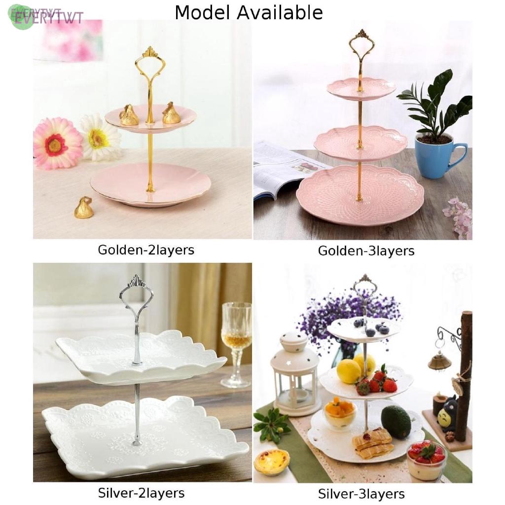 Khay đựng bánh kẹo 2 tầng đa năng