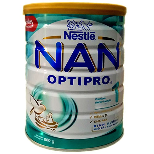 Sữa bột Nan Optipro Số 1 800g [MẪU MỚI 2018]