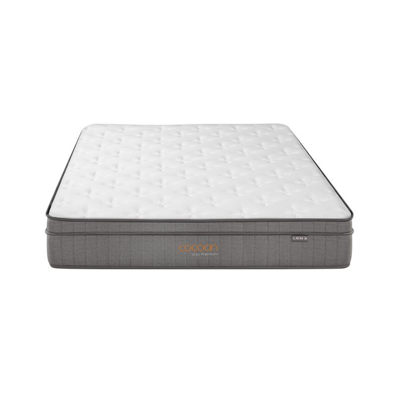 Nệm lò xo túi Liên Á Cocoon Grey Premium_Bảo Hành Chính Hãng 10 Năm