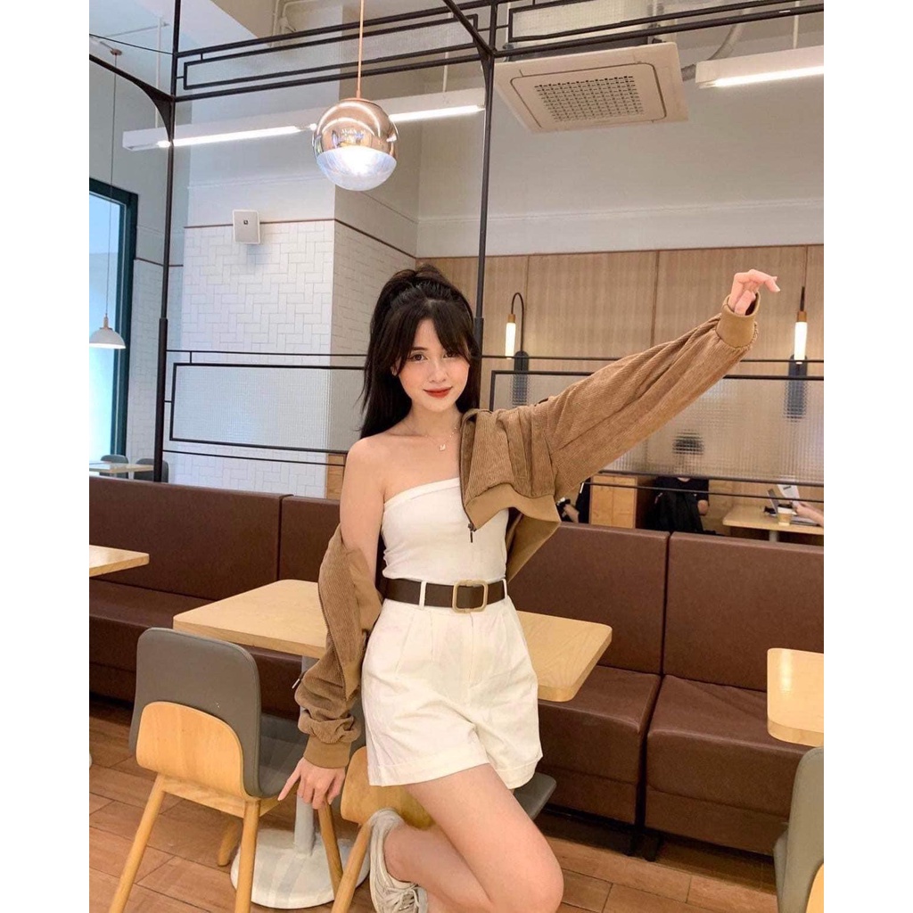 Áo Hoodie trơn khoá Zip [FREESHIP] Áo khoác hoodie tăm nhung lì 2 màu cực xinh