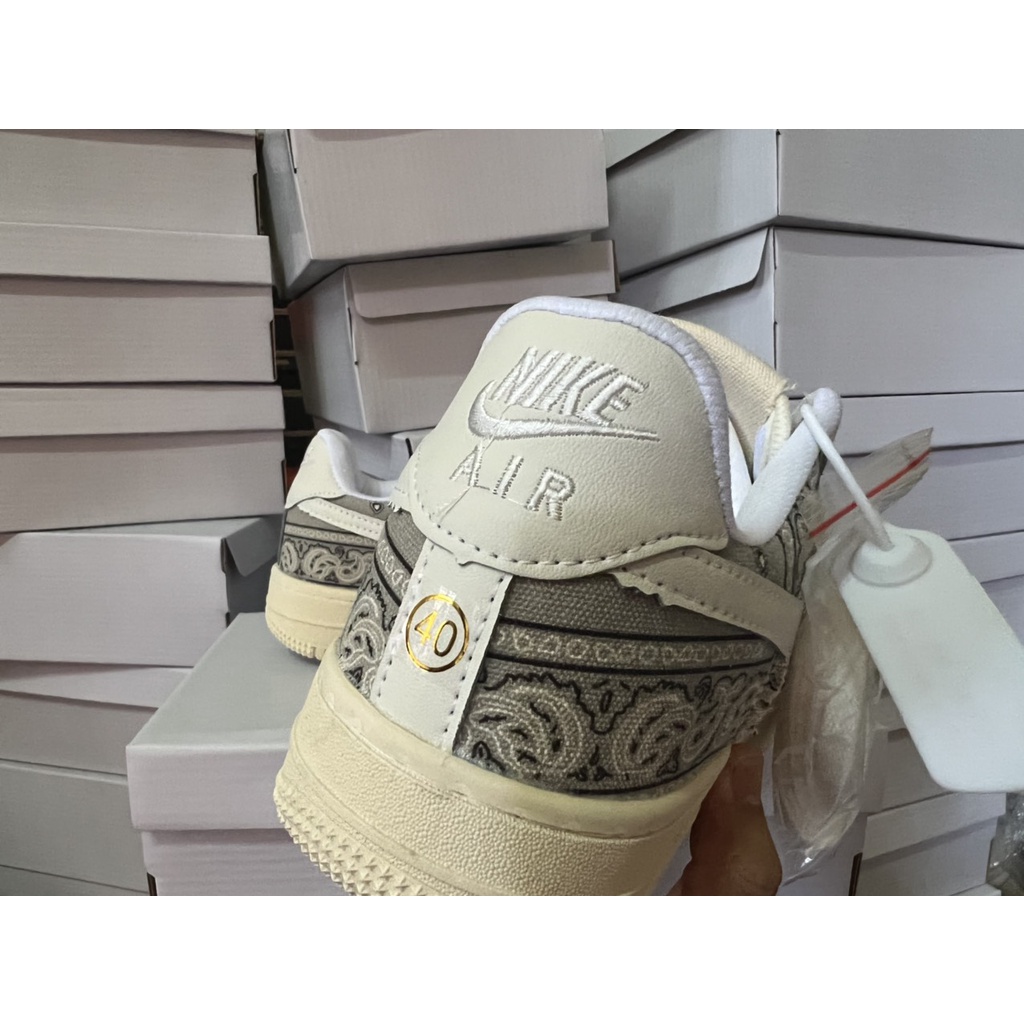 Giày thể thao Air Force 1 Dây Thừng,  Giày thể thao AF1 thổ cẩm phối đồ nam nữ siêu hot trend mẫu mới bản đẹp 2022