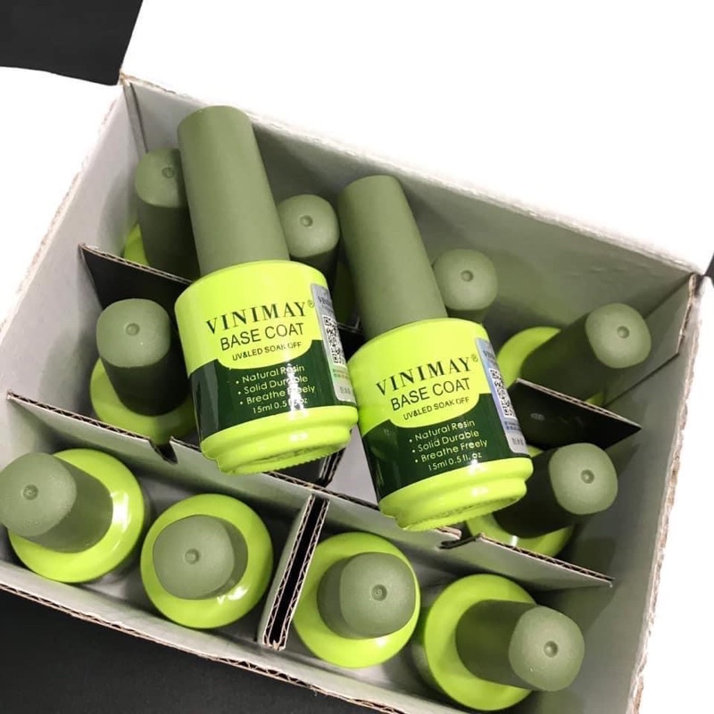 Base Top Bóng cứng móng Vinimay 15ml