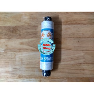 1 cuộn chỉ màu Trắng may giày, dép