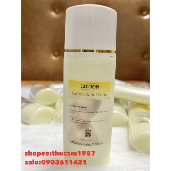 Kem body LOTION RAPID LOTION FORTE dưỡng trắng da toàn thân 100ml.