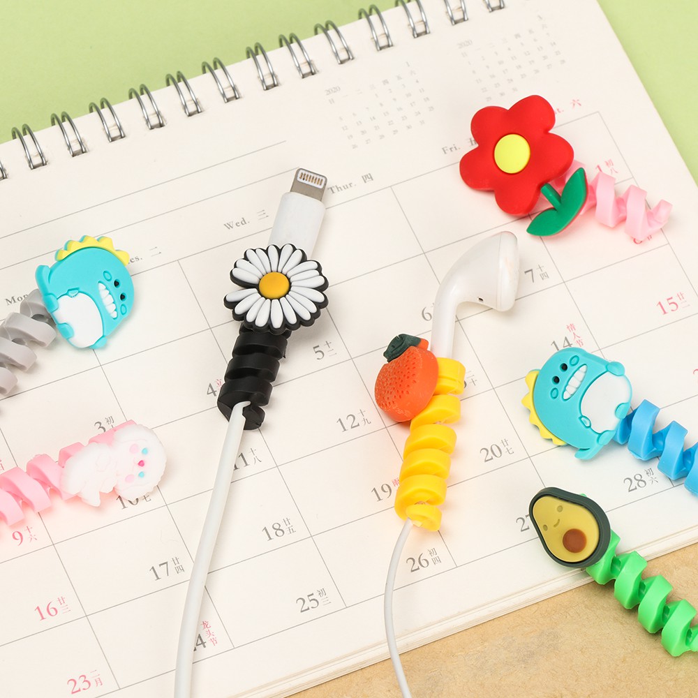 Phụ Kiện Bảo Vệ Dây Cáp Sạc USB Bằng Silicon Mihan