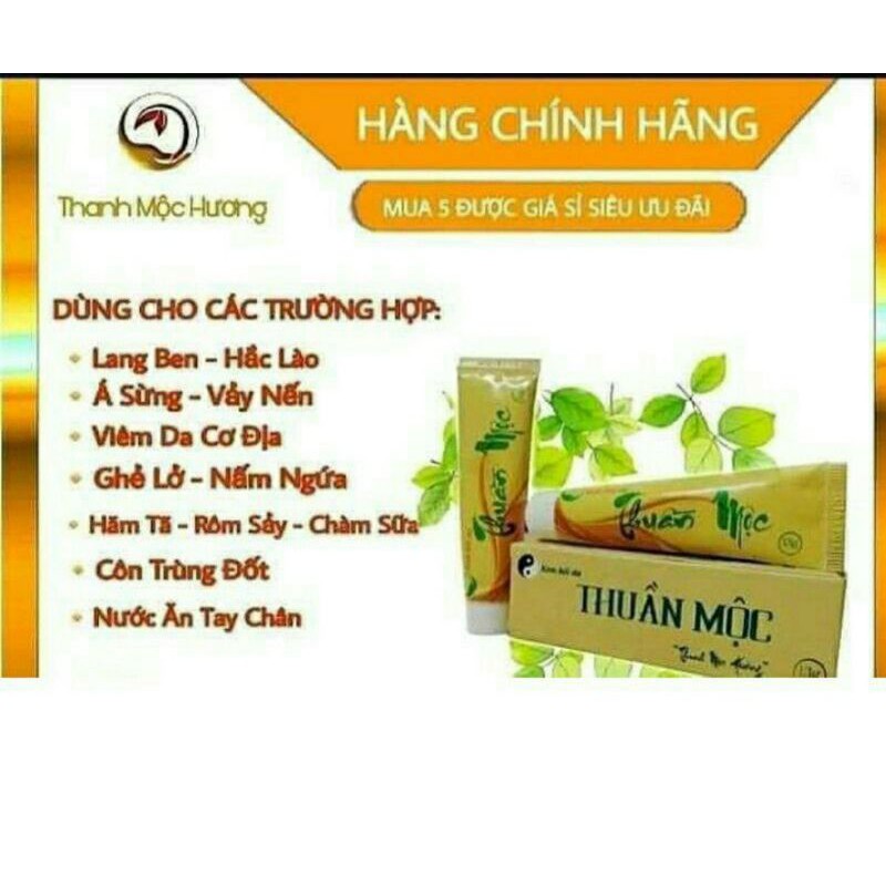 [CHÍNH HÃNG]Kem bôi da T.h.u.ầ.n m.ộ.c