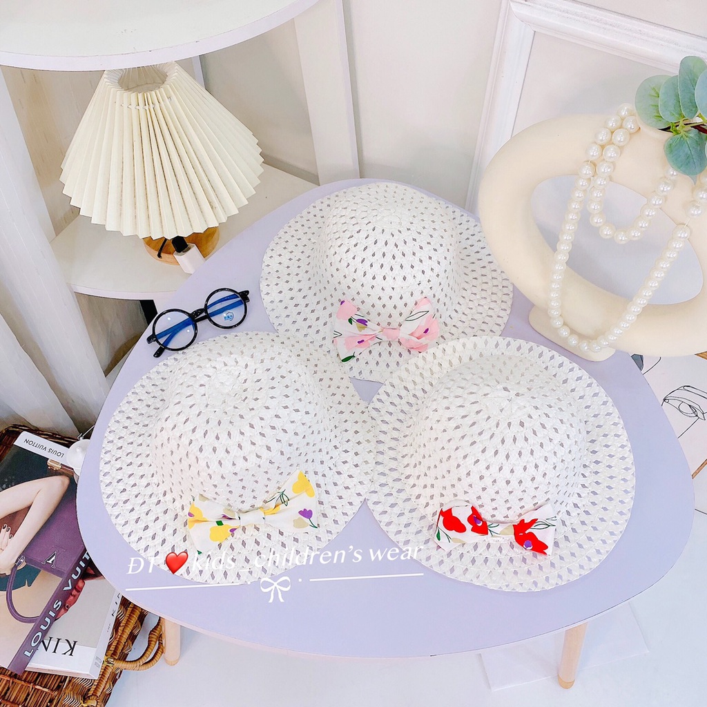 Váy hoa cánh tiên kèm mũ bé gái